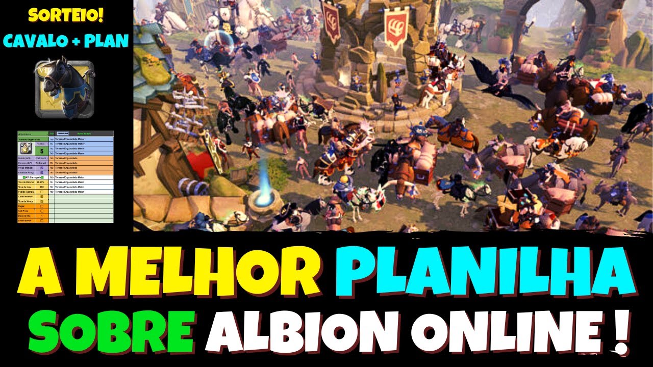 A MELHOR PLANÍLHA DE CRAFT, REFINO E ILHAS DO ALBION ONLINE | Como fazer cópia? | JovemExplica