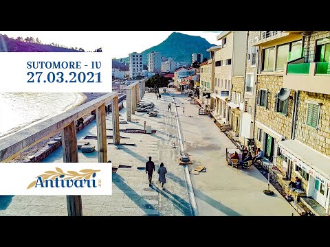 Sutomore 4. / Izgradnja trga i šetališta - 4K - 27.03.2021. / Bar - Crna Gora - Montenegro