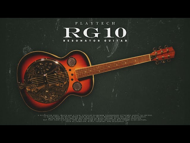 Resonator Guitar RG10 Acoustic Cherry Sunburst / PLAYTECH - YouTube