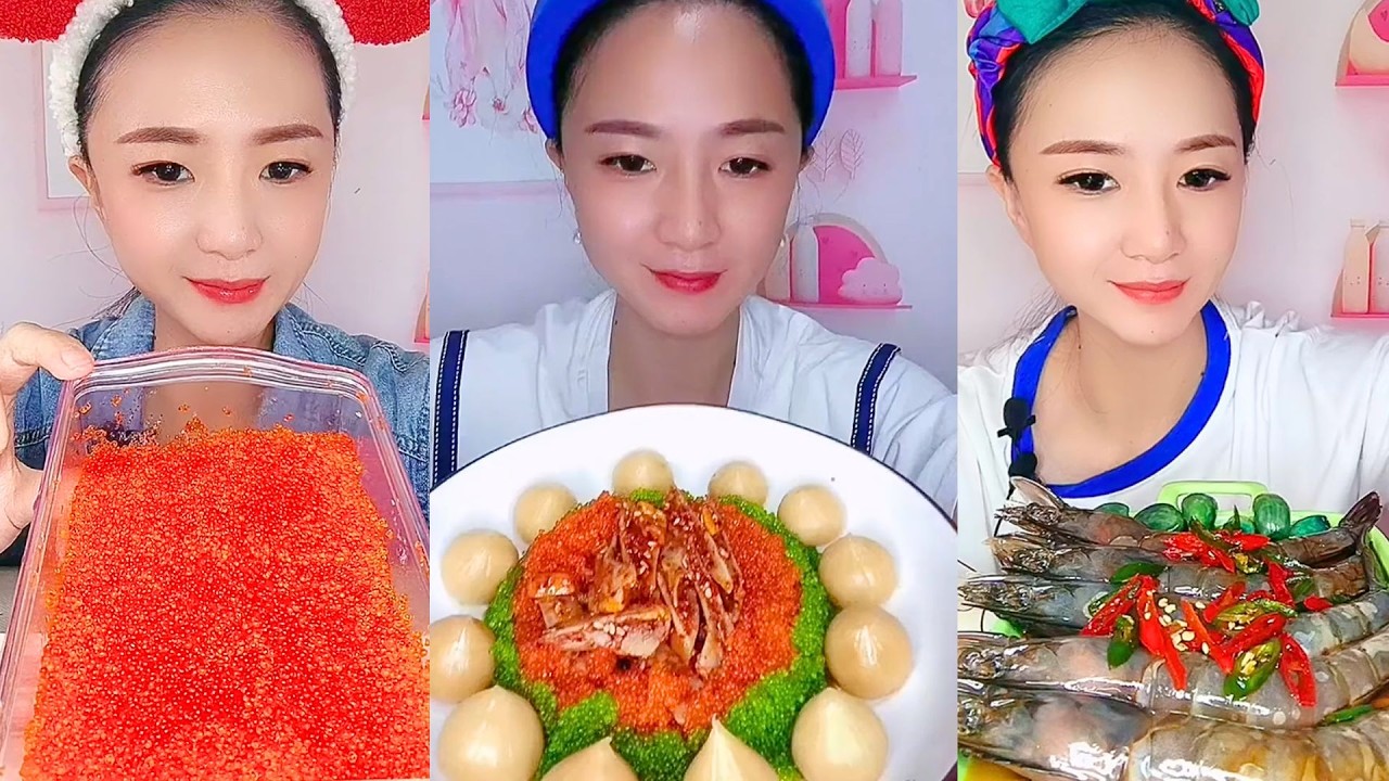 Colorful Roe Platter with Quail Eggs and Chili Shrimp