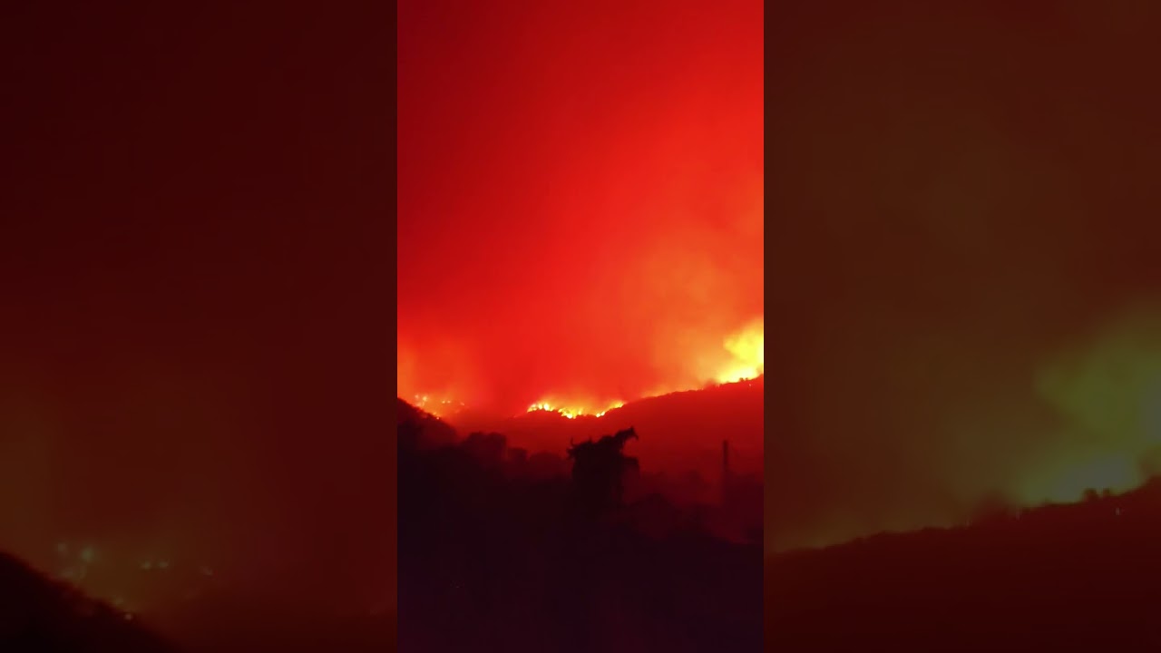 حرائق الجزائر جيجل الجمعة بني حبيبي