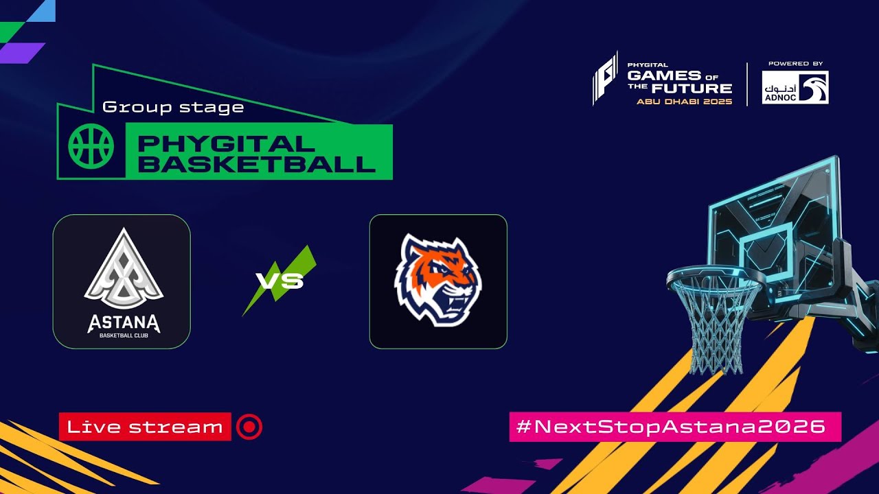 PBC Astana vs MOSKOWSKY | Phygital Basketball — Games of the Future 2025 | LIVE