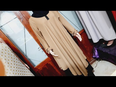 طريقة تفصيل حجاب للعيد كلوش أنيق ورائع وسهل جدا