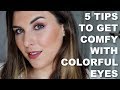 How To Wear Colorful Eyeshadow | Bailey B.