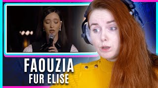 Beethoven but more....Vocal Coach reacts to and analyses Faouzia - Fur Elise