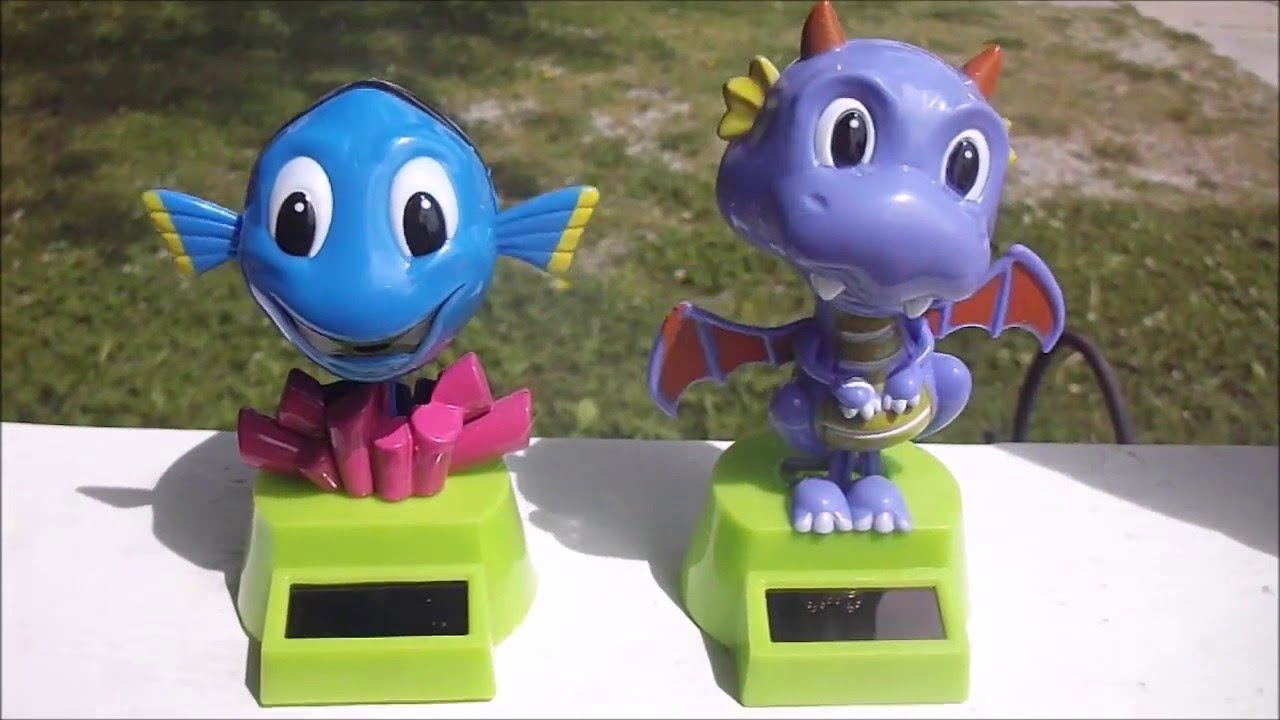 New Solar Dancers at Family Dollar! Dragon and blue fish YouTube