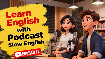 English Shadowing Practice | Slow English Podcast for Beginners | English TV ✔