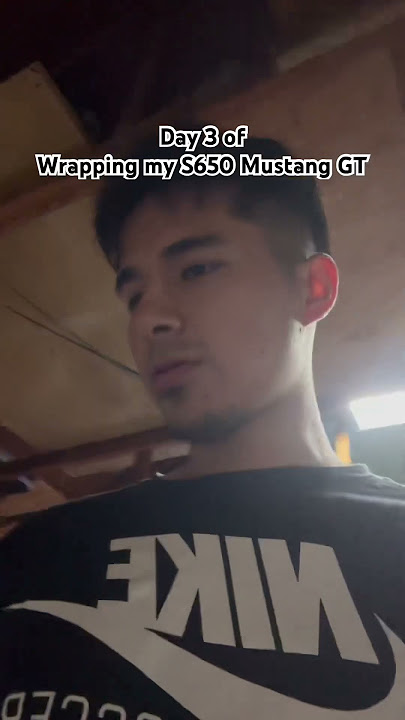 Day 3 Wrapping my S650 Mustang GT #cars #car #carracing