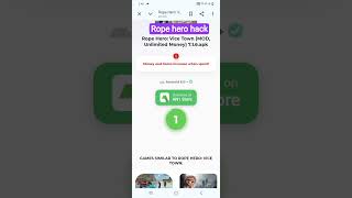 rope hero unlimited money hack download