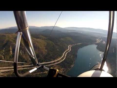 Flight over Donner Lake and Donner Pass Flight over Donner Lake and Donner Pass