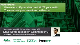 Video: Webinar Series - Drive Set Up (Based On Commander C Series)