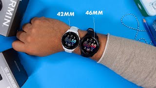 Garmin Forerunner 265 & 265s - Size Comparison on Wrist! (46mm vs 42mm)