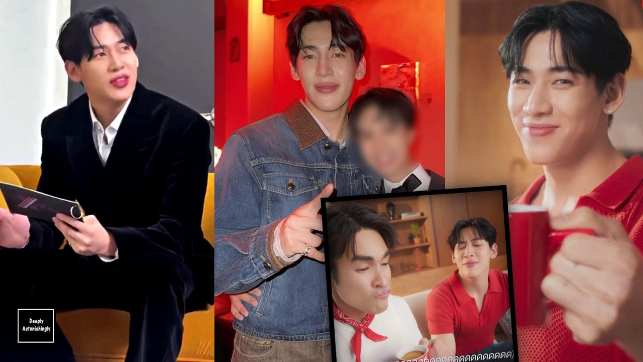 มีคนแชร์โมเมนต์กับแบมแบม + ถ่ายงาน + NESCAFÉ + X THE LEAGUE