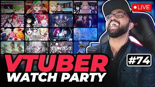 VTuber Watch Party! Reacting to YOUR VTuber Clips & Songs! #74
