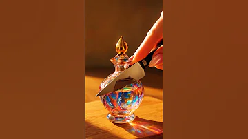 Magic Perfume Bottle Cutting AI ASMR 