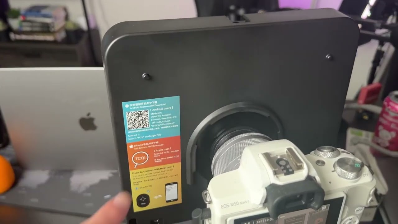 Teleprompter portatile LENSGO TC7S per telefono, mini teleprompter