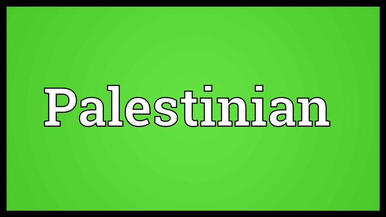 Palestinian Meaning Youtube