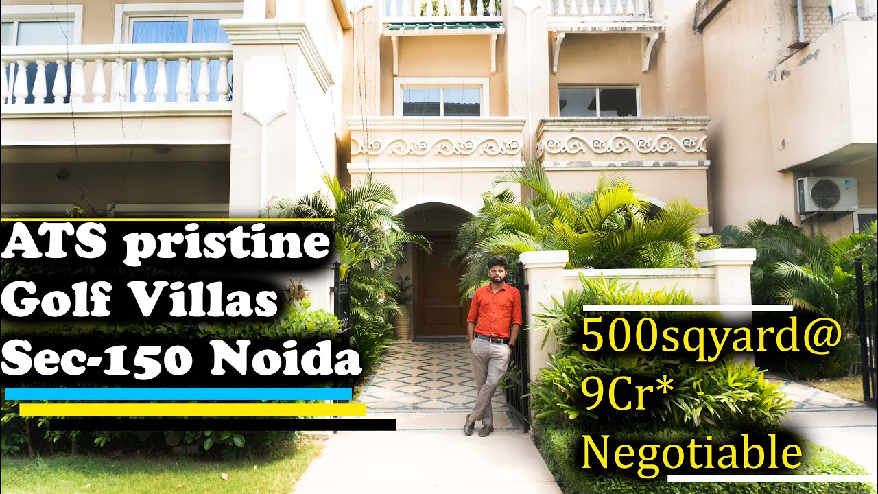ATS pristine Golf Villas Sec-150 Noida 500sqyard@ 9Cr* Negotiable - YouTube