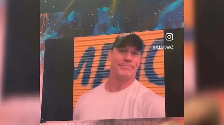 John CENA Pays Tribute To His Cameraman Stu On Birthday - WWE Saturday Night Main Event 2025 ! 