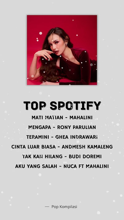 PLAYLIST SPOTIFY INDONESIA 2024 GALAU ~ Mati-matian ku membelamu di depan mereka ~ LAGU POP FULL