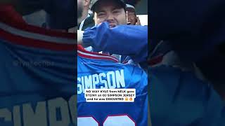 NO WAY KYLE from NELK gave STEINY an OJ SIMPSON JERSEY and he was DISGUSTED 😳🔥