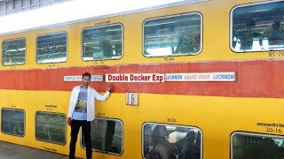 Lucknow AC DOUBLE DECKER Express Full Journey Vlog