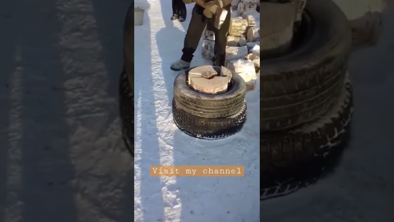 Holz Hack - Life Hack - How I hack - Holz hacken - Genialer Trick