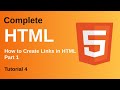 How to Create Links in HTML || Part 1 || || Complete HTML Tutorial for Beginners
