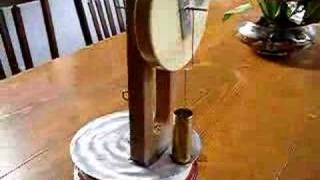 Jim's Coffee Cup Stirling Engine (Close Up)