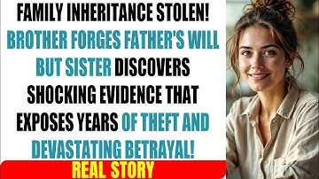 My Brother Stole My Inheritance—So I Proved Dad
