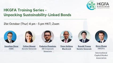 HKGFA Training Series - Unpacking Sustainability-Linked Bonds