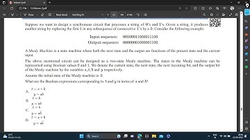 GATE CSE 2021 Set 2 | Question: 28