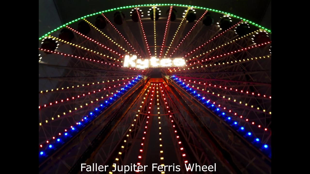Faller Jupiter Ferris Wheel with LED lighting YouTube