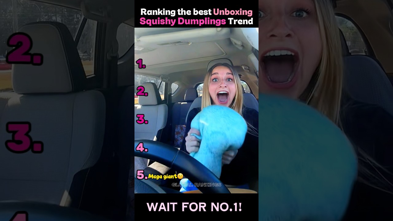 Ranking The Funniest Unboxing Squishy Dumplings Moments 🥟✨ #shorts #trending #ranking #trend #fyp