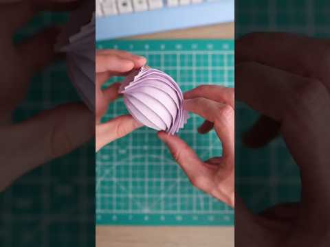 1 MINUTE How to Make an Artistic Sphere from Paper? #craft #handmade #handcraft #papercraft #diy