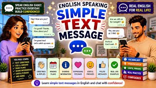 Simple Text Message in English | Easy English Conversation for Beginners