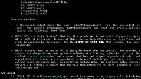 110 - 12.5 Understanding Nfsv4 Acls
