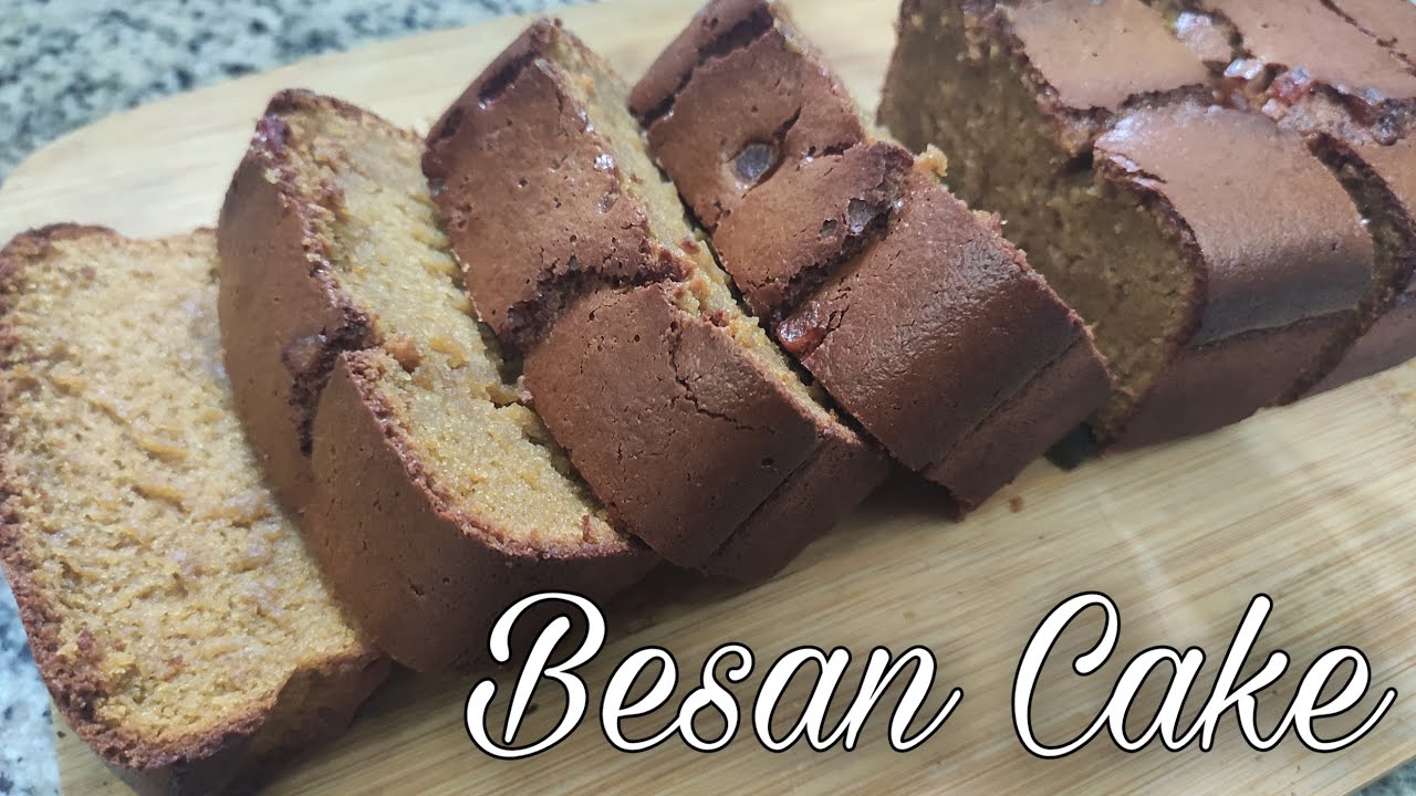 Besan Cake बेसन केक Chickpea flour Cake , eggless no milk powder super soft & sponge cake