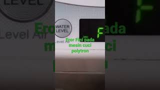 Cara atasi err FIni mesin cuci polytron@blbengkelelektro7934