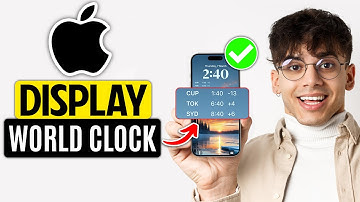How to Display World Clock on iPhone Lock Screen (2025) | Add World Widget Clock To iPhone