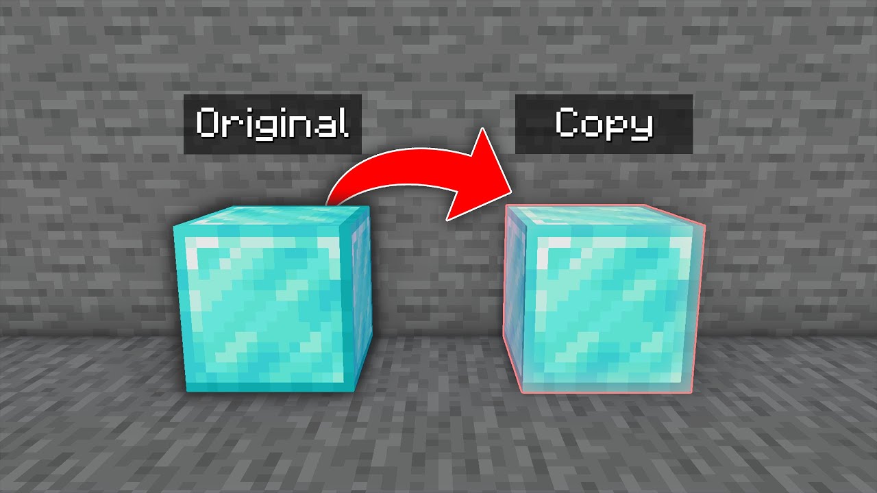 Minecraft, But I Can Copy BLOCKS... - YouTube