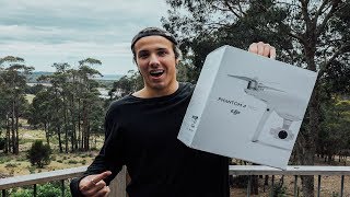 I BOUGHT A DRONE * UNBOXING AND FIRST FLIGHT OF MY DJI PHANTOM 4 PRO *