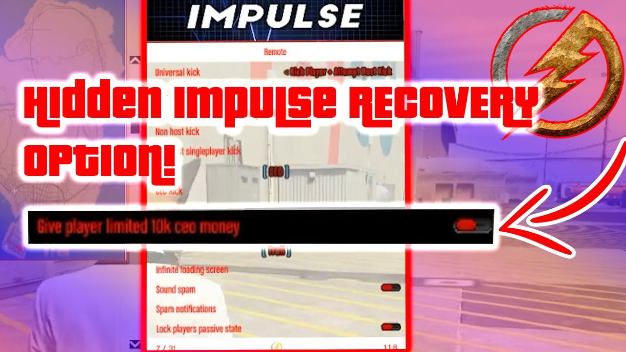 (HIDDEN) IMPULSE RECOVERY OPTION!!