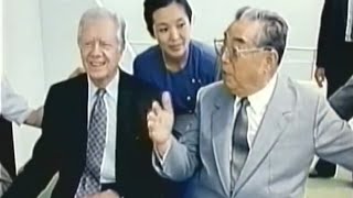 Kim Il Sung meets Han Duk Su, Isang Yun, Jimmy Carter and many other admirers