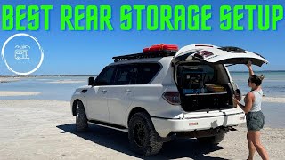 Our best rear drawers storage setup for 4wd 4x4 camping overlanding adventuring offroad y62 evakool