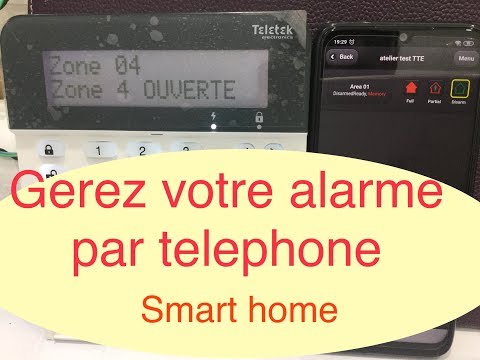 #16_Notification alarme Teletek pour application Mobile TTE
