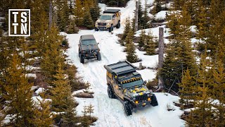 Spring SNOW MAYHEM OffRoading To REMOTE Lake