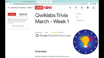 Qwiklabs Trivia March Week 1 solution || #qwiklabs || #Trivia || #quiz