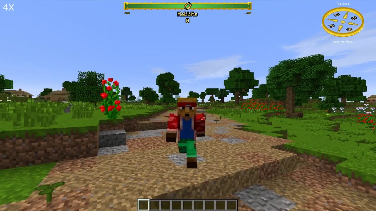 Minecraft LotR mod Walking from The Shire to Mordor! YouTube
