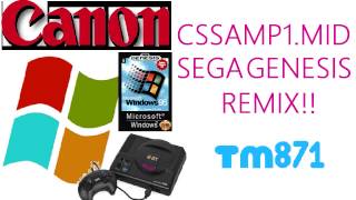 Windows & Canon  - Cssamp1.mid: Sega Genesis Remix